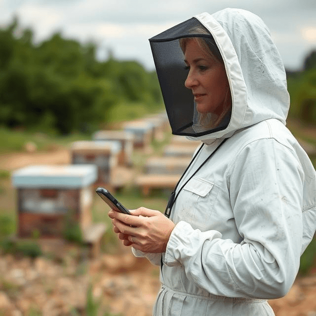 Beekeeper using voice transcription